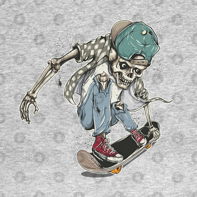 Halloween Skull Skate by attire zone